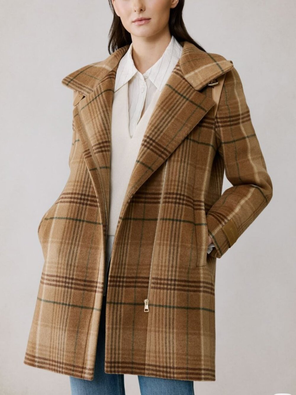 Soia & Kyo Kiana Plaid Coat